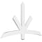 Ekena Millwork Alberta Architectural Grade PVC Gable Bracket, 60"W x 35"H x 2"D x 4"F, 14/12 Pitch GBP060X35X0204ALB00 - alternate 1